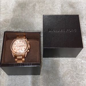 Brand new rose gold Michael Kors watch